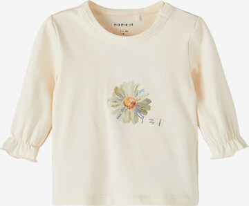 NAME IT T-shirt 'Bahra' i beige: framsida