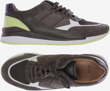 BOSS Sneakers & Trainers in 41 in Brown: front