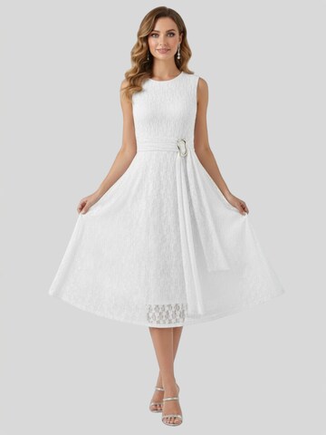 LapaPlus - Vestido de gala en blanco