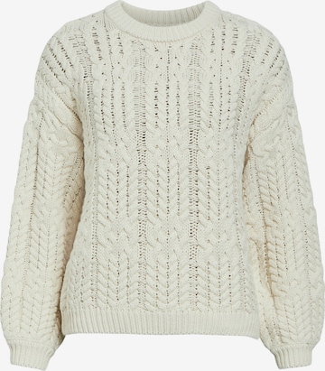 Pull-over OBJECT en blanc : devant