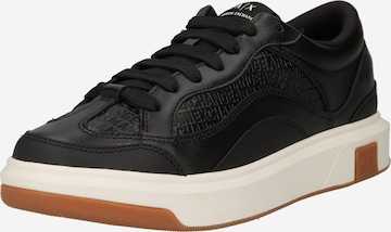 ARMANI EXCHANGE Sneakers laag in Zwart: voorkant