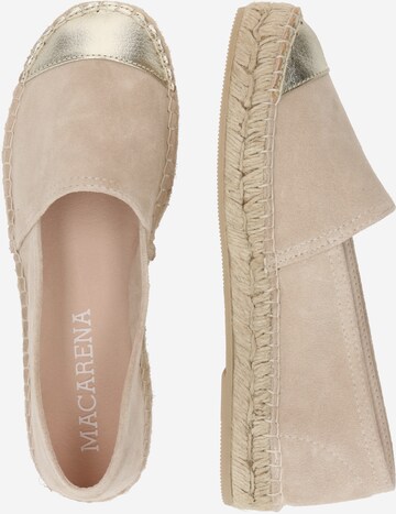 MACARENA Espadrillaer 'Elisa' i beige