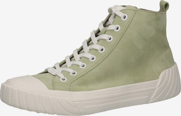 CAPRICE High-Top Sneakers in Green: front