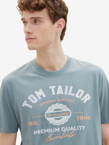 TOM TAILOR T-Shirt in Grau