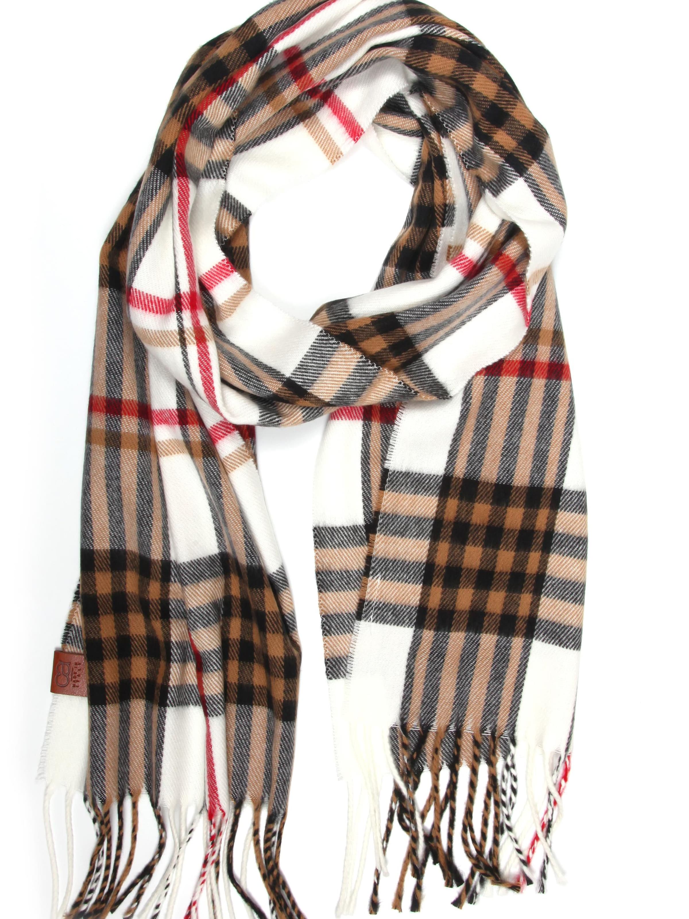 COLLEZIONE ALESSANDRO Scarf 'Venedig' in Beige: front