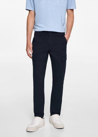 MANGO MAN Regular Hose in Blau: Vorderseite