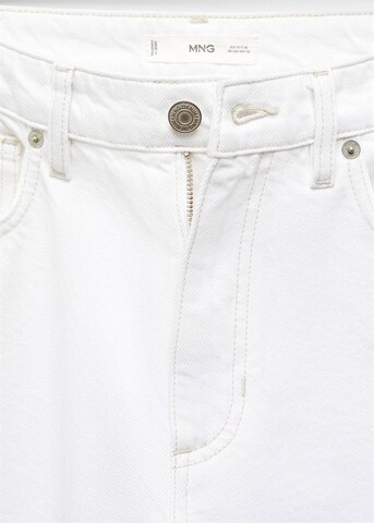 MANGO MAN Tapered Jeans in White