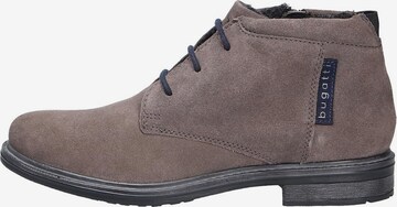 bugatti Lace-Up Boots in Grey: front