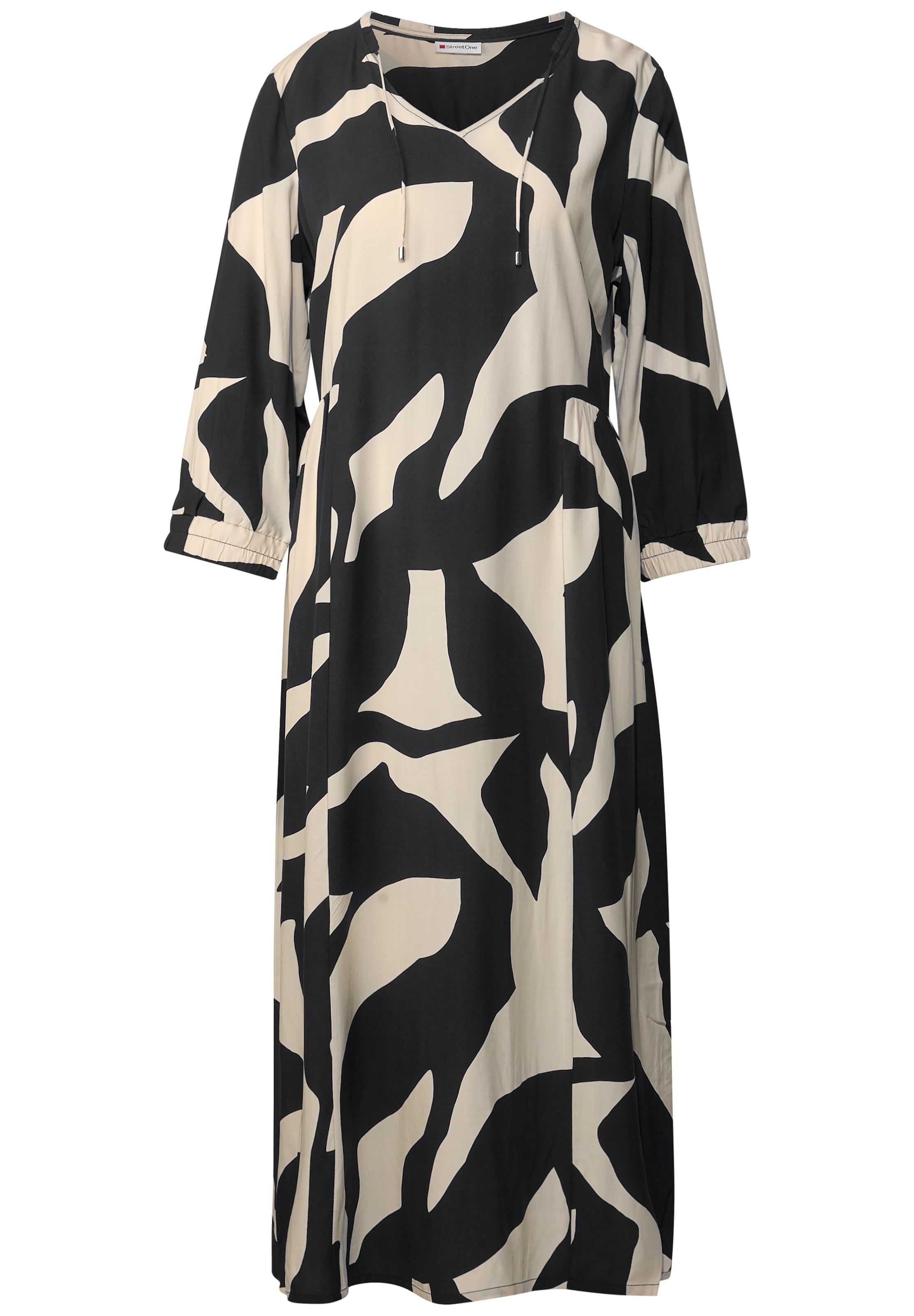 STREET ONE Kleid in Schwarz: Vorderseite