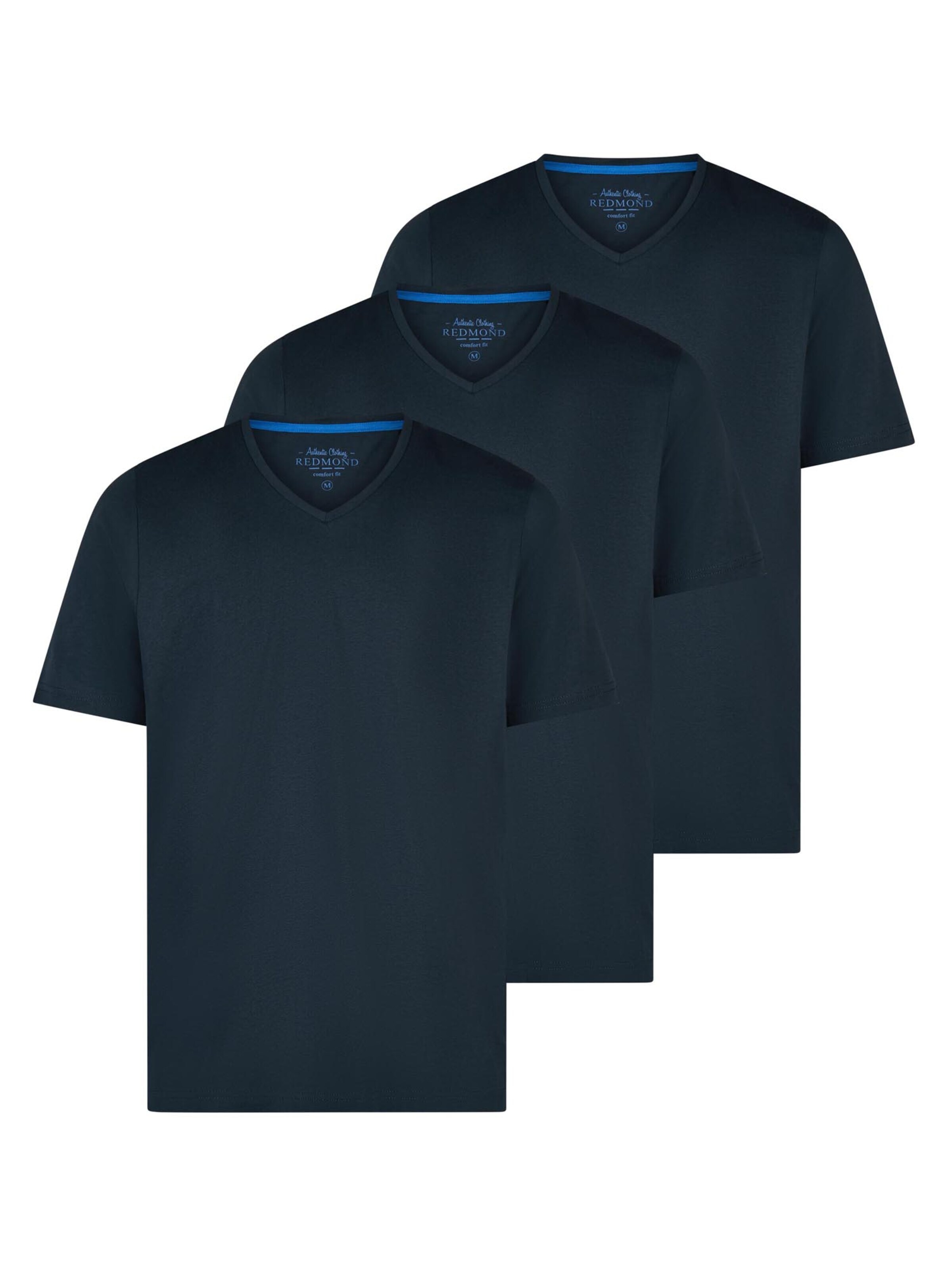 redmond Shirt 'Basic' in Blue: front