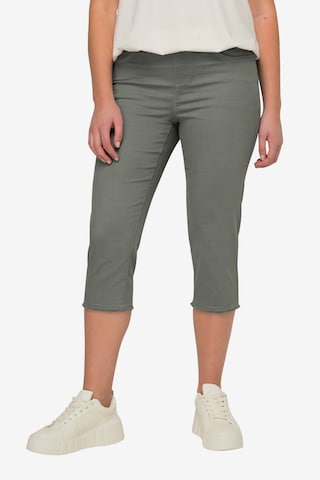 Skinny Pantalon LAURASØN en gris : devant