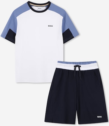 BOSS Sweat suit in Blue: front