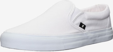 Ethletic Slip-Ons in White: front