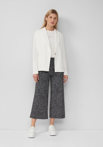 s.Oliver BLACK LABEL Wide leg Broek in Zwart