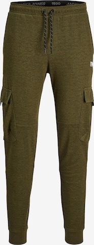 JACK & JONES Tapered Cargobroek 'STACE AIR' in Groen: voorkant