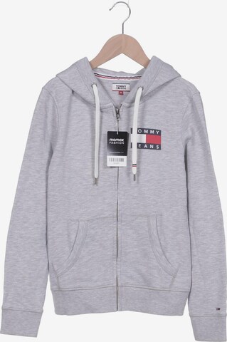 Tommy Jeans Sweatshirt & Zip-Up Hoodie in M in Grey: front