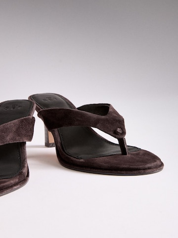 Tongs The Set en marron