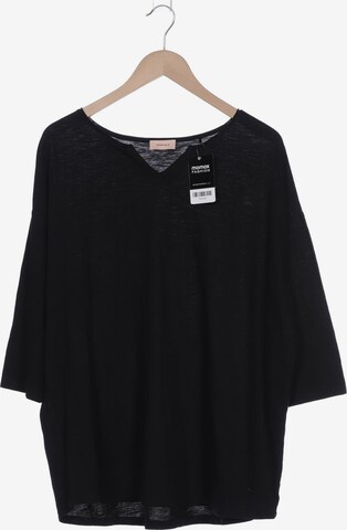 TRIANGLE Top & Shirt in 4XL in Black: front