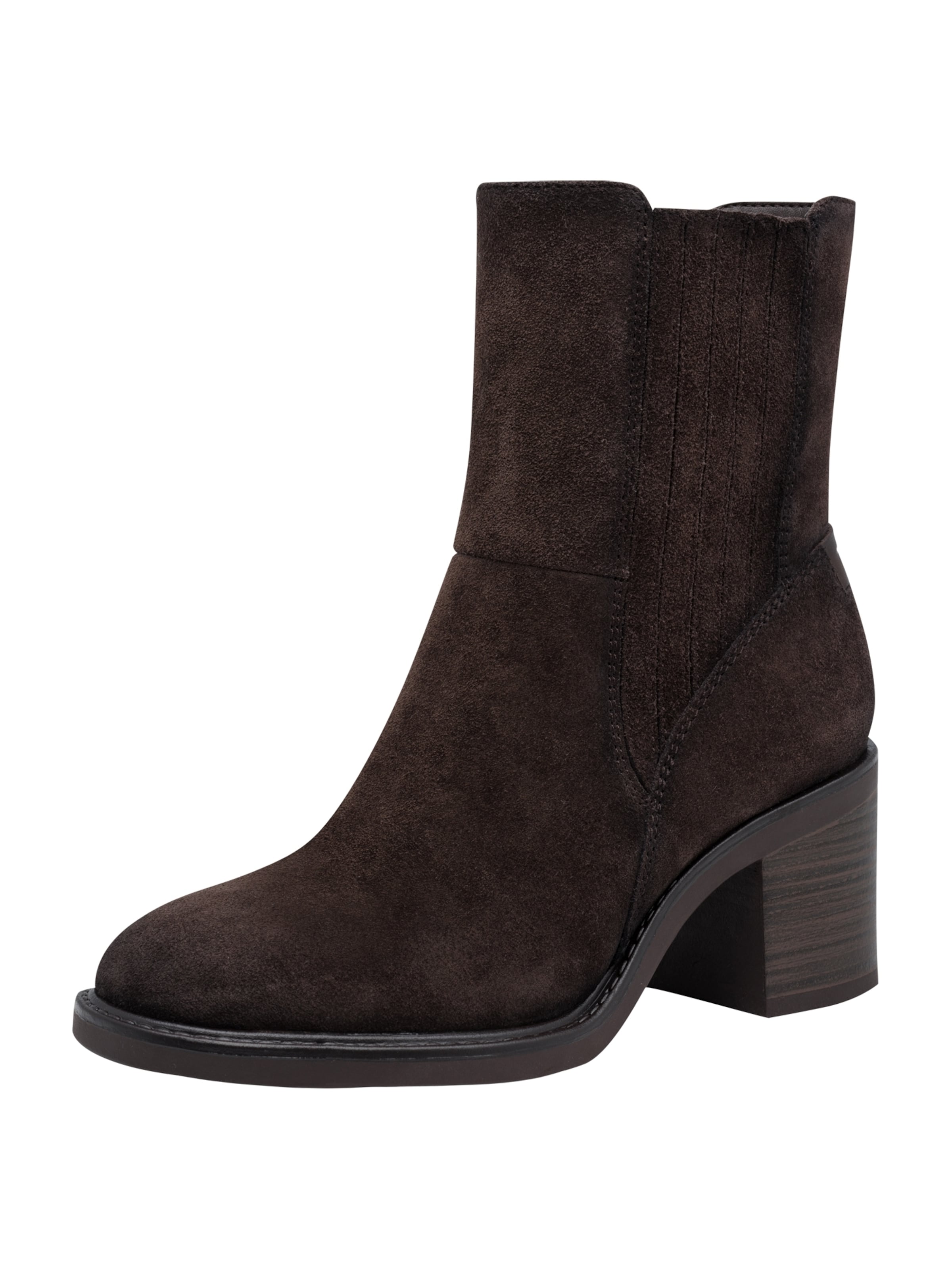 Bottines Tamaris en marron : devant