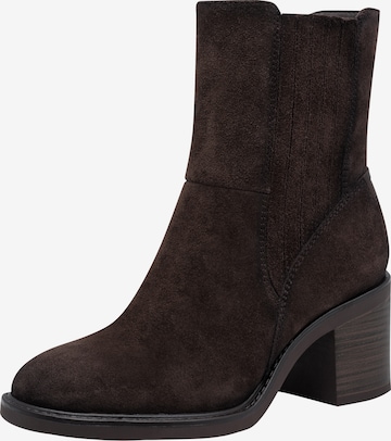 Bottines Tamaris en marron : devant