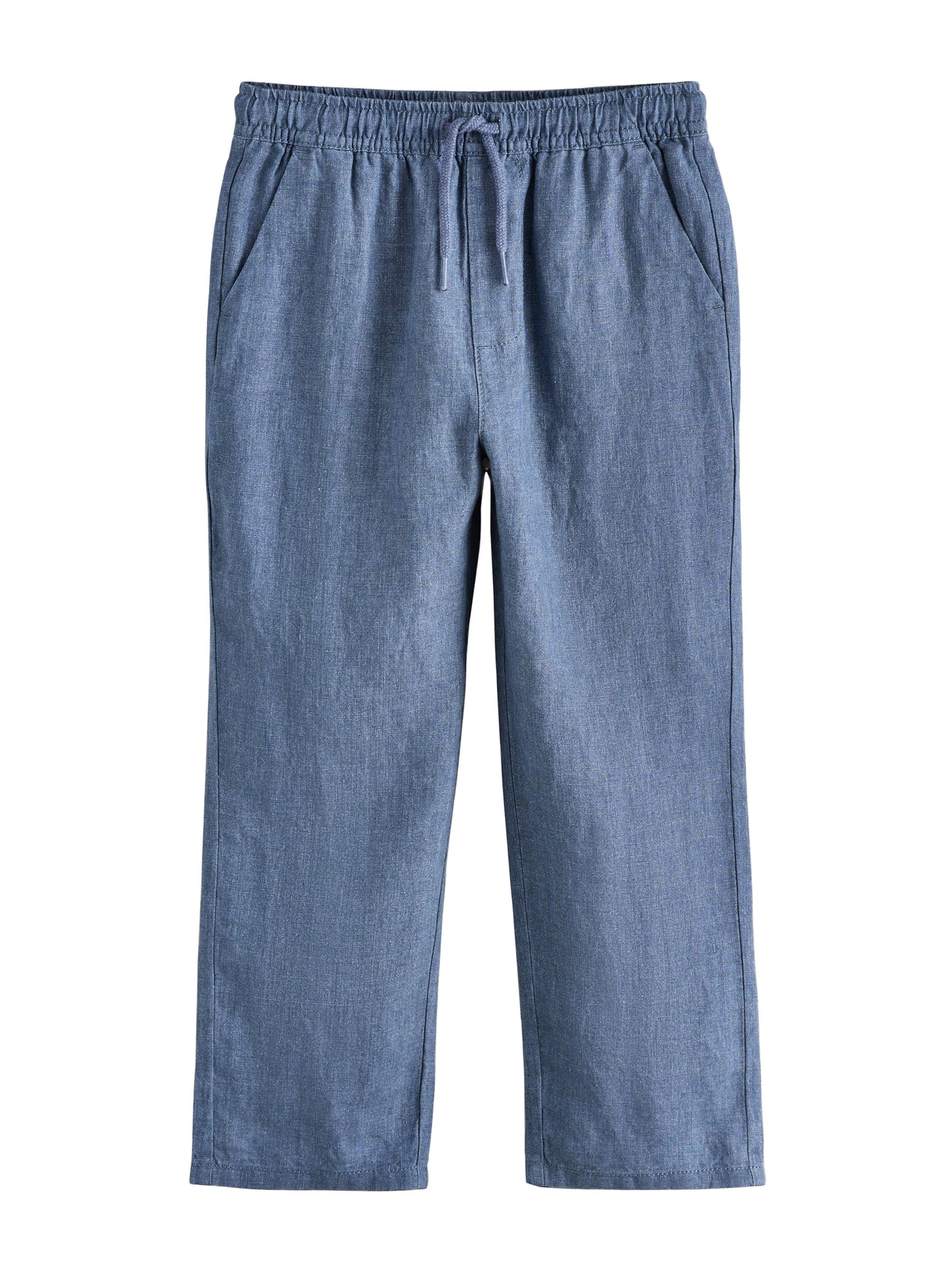 Next - regular Pantalón en azul: frente