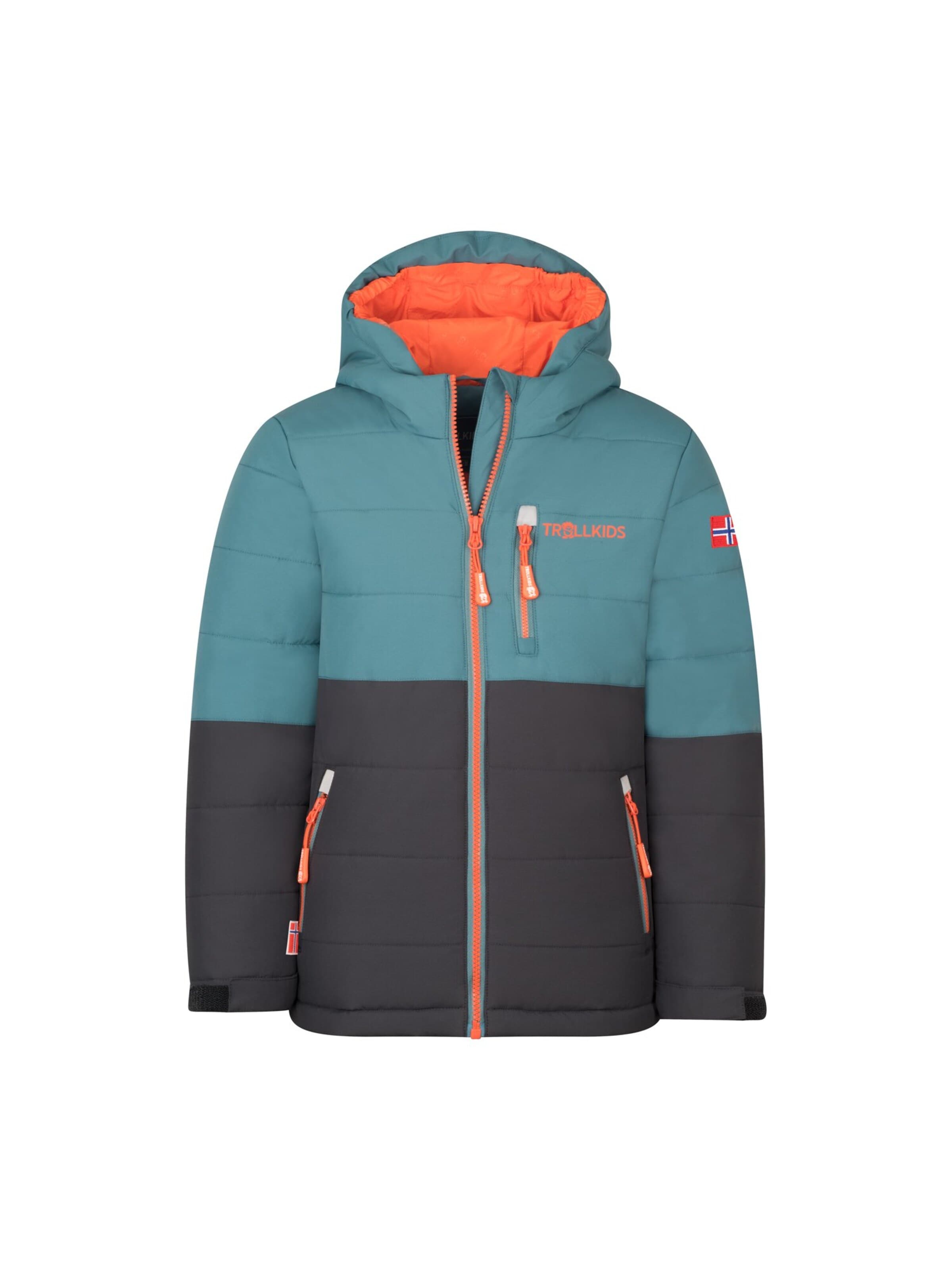 TROLLKIDS Winter Jacket in Blue: front