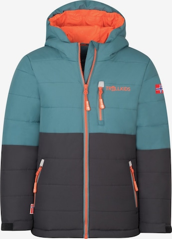 TROLLKIDS Winter Jacket in Blue: front
