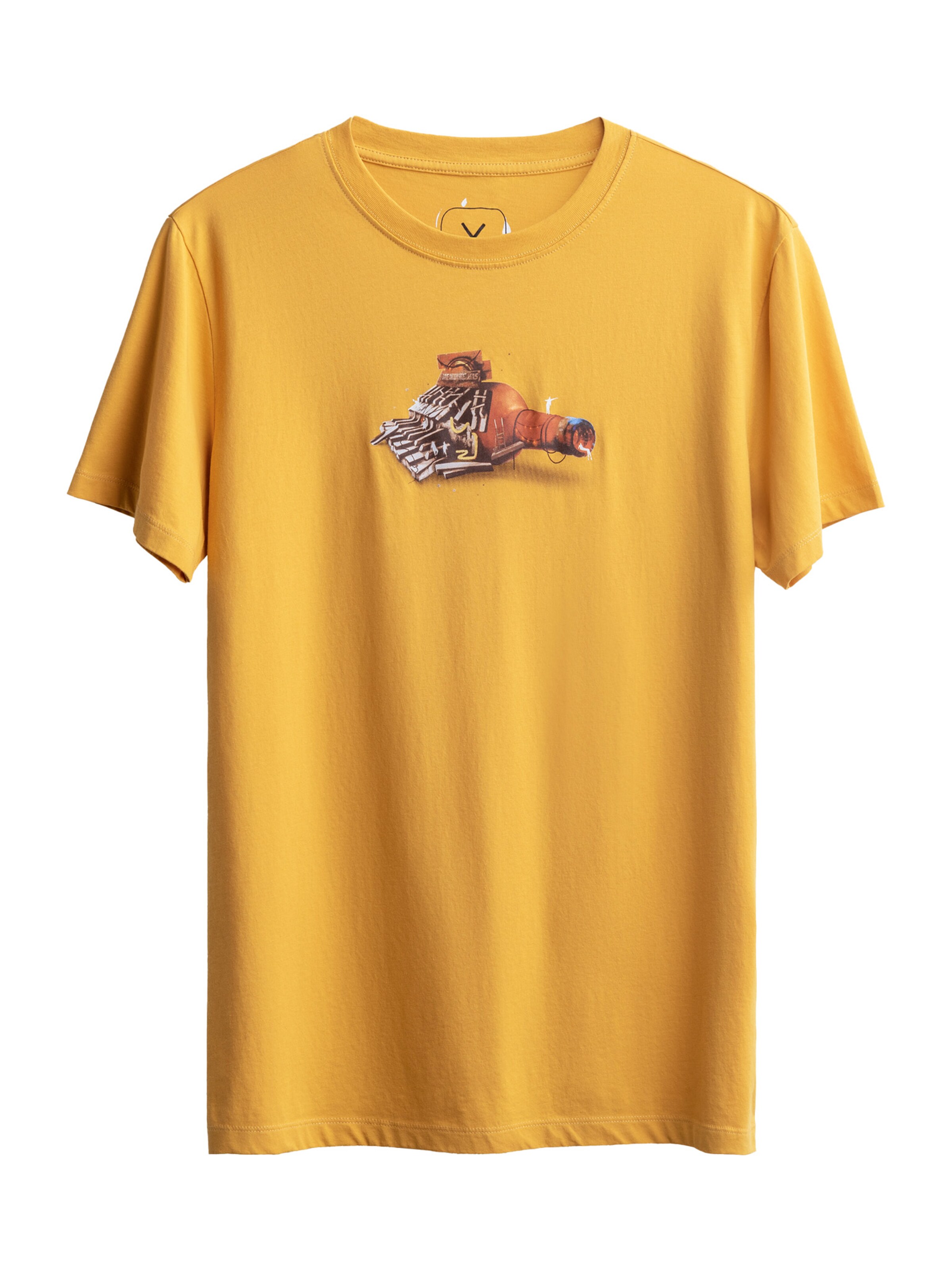 Maglietta 'Nigoma' di Kaft in giallo: frontale