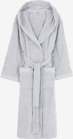 Leonique Long Bathrobe in Grey: front