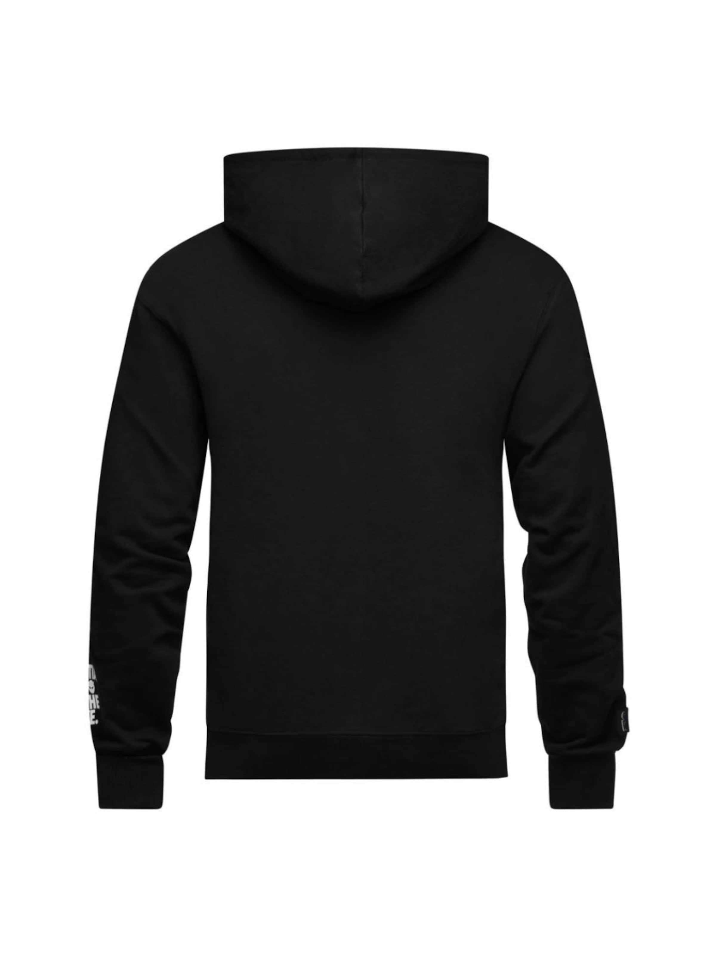 SUPERREBEL® GEAR Sweatshirt 'MAVERICK_' in Zwart