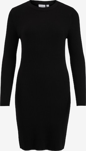 VILA Knitted dress 'HELLI' in Black: front
