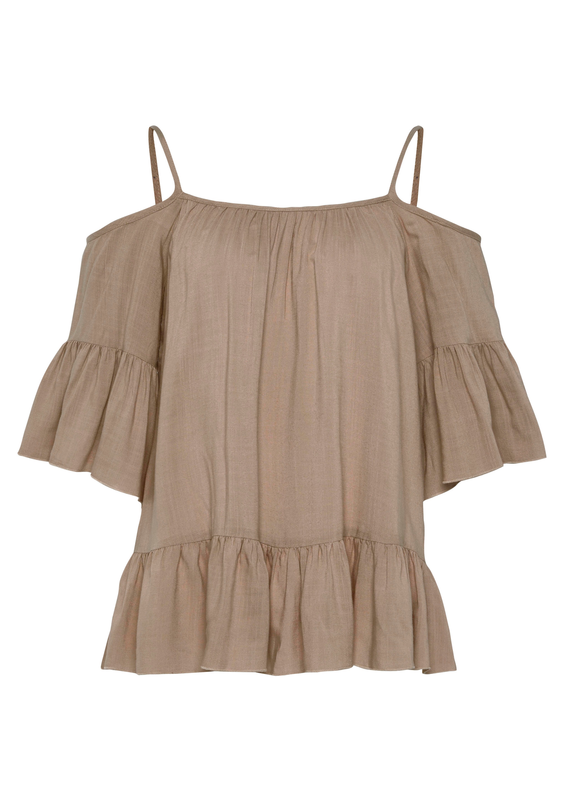 BUFFALO Blúz - bézs: elől