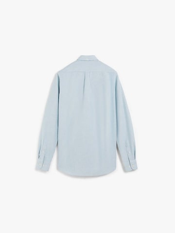 Scalpers Regular fit Button Up Shirt 'New Oxford' in Blue