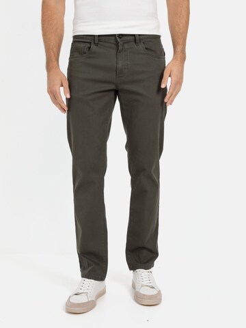 CAMEL ACTIVE Regular Relaxed Fit 5-Pocket Hose in Grün: Vorderseite