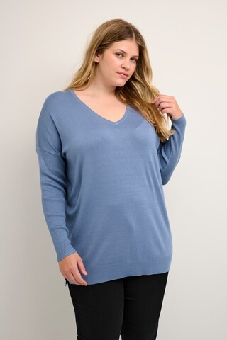 KAFFE CURVE Pullover 'Machi' in Blau