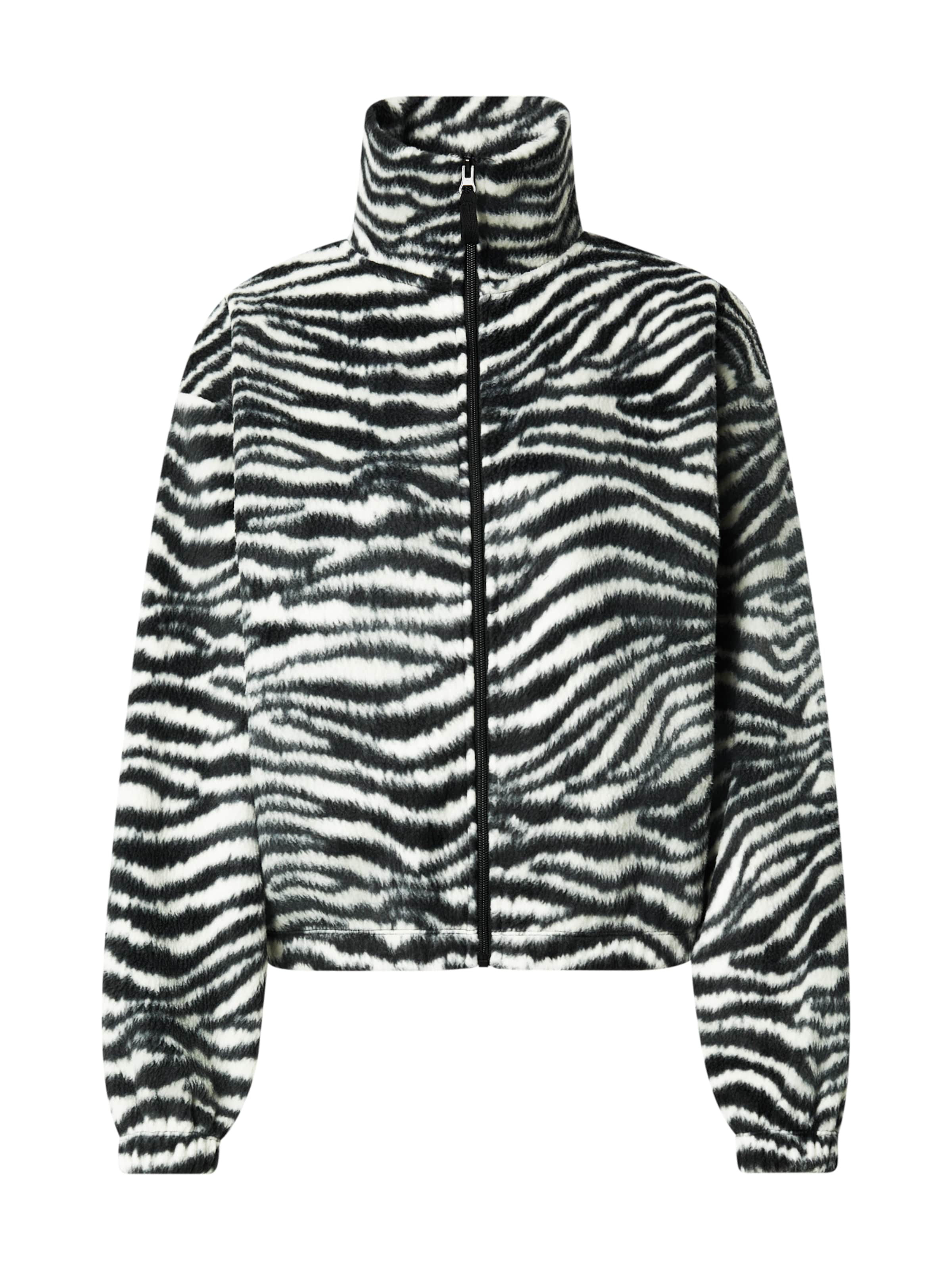 TOPSHOP - Casaco de velo 'DANI' em preto: frente