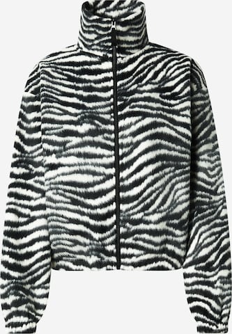 juoda TOPSHOP Flisinis džemperis 'DANI': priekis