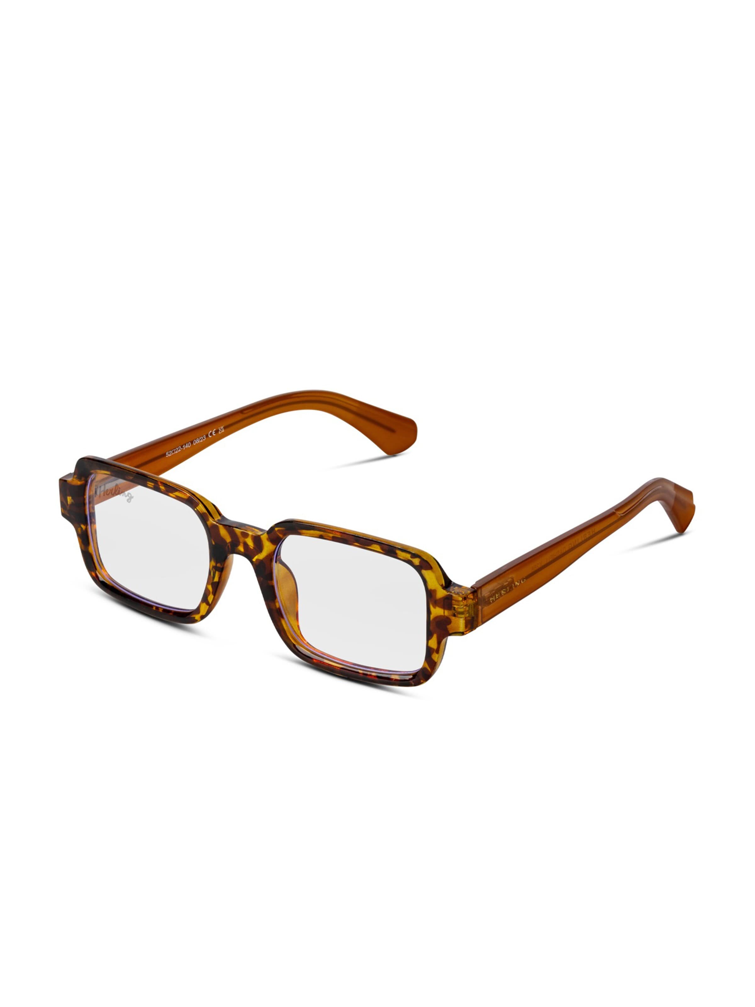 Herling Glasses 'Dashiell Blue Light' in Brown: front
