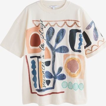 Next Тениска в бежово: отпред