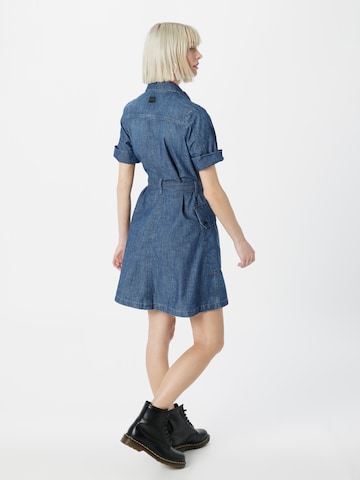 G-Star RAW - Vestido camisero en azul