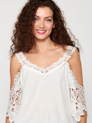 KOROSHI Top in White