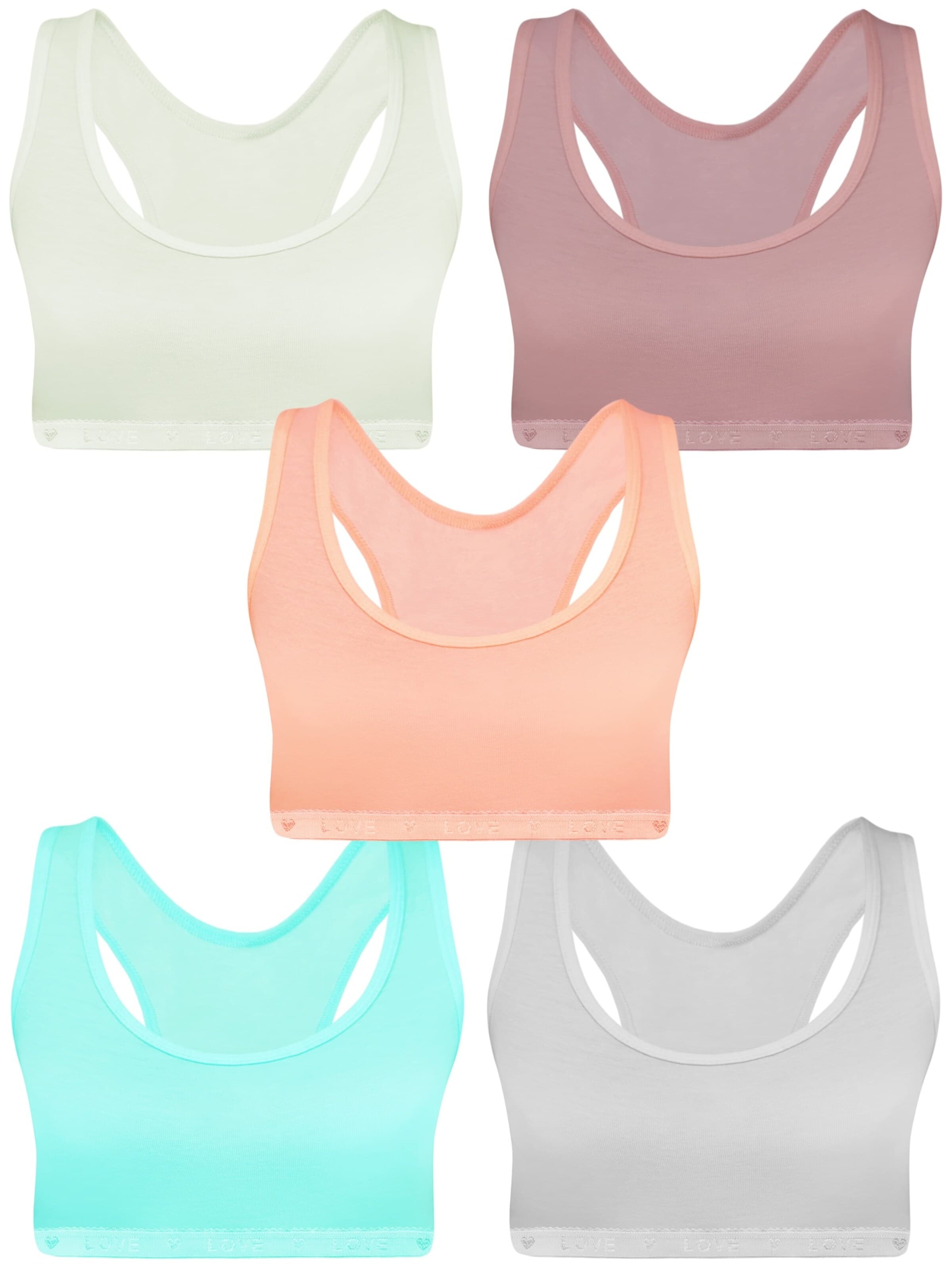 LOREZA Onderhemd 'Mädchen Bustier Alma' in Gemengde kleuren: voorkant