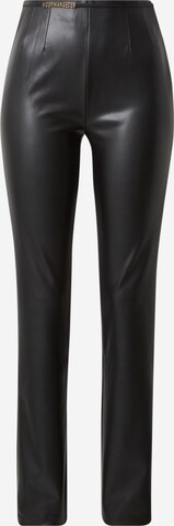 Hoermanseder x About You Boot cut Pants 'Masha' in Black: front