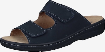 DR. BRINKMANN Pantolette 'Chelva' in Blau: Vorderseite