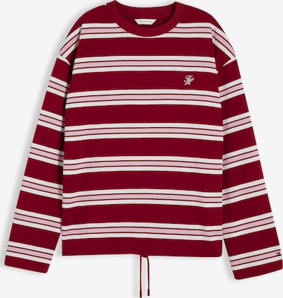 XS dydžio Marškinėliai iš TOMMY HILFIGER, spalva – pudros spalva / vyšninė spalva / balta, Prekių apžvalga