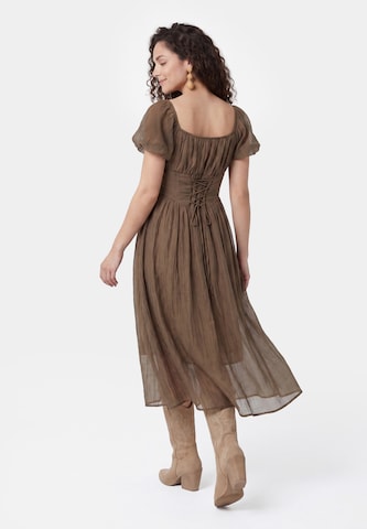 Robe usha FESTIVAL en marron