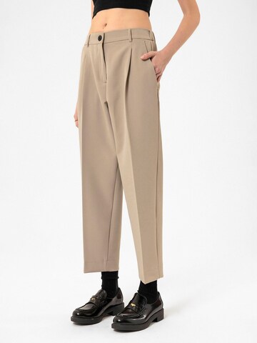 Loosefit Pantalon à pince Antioch en beige