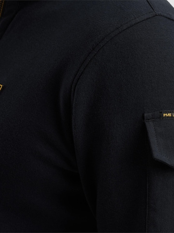 PME Legend Sweatshirt 'Pullover with half-zip' in Blue