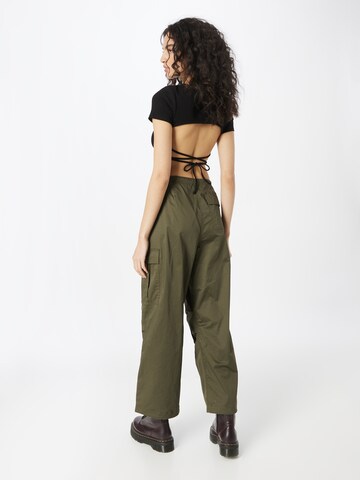 Loosefit Pantaloni cargo 'Ezra' di co'couture in verde