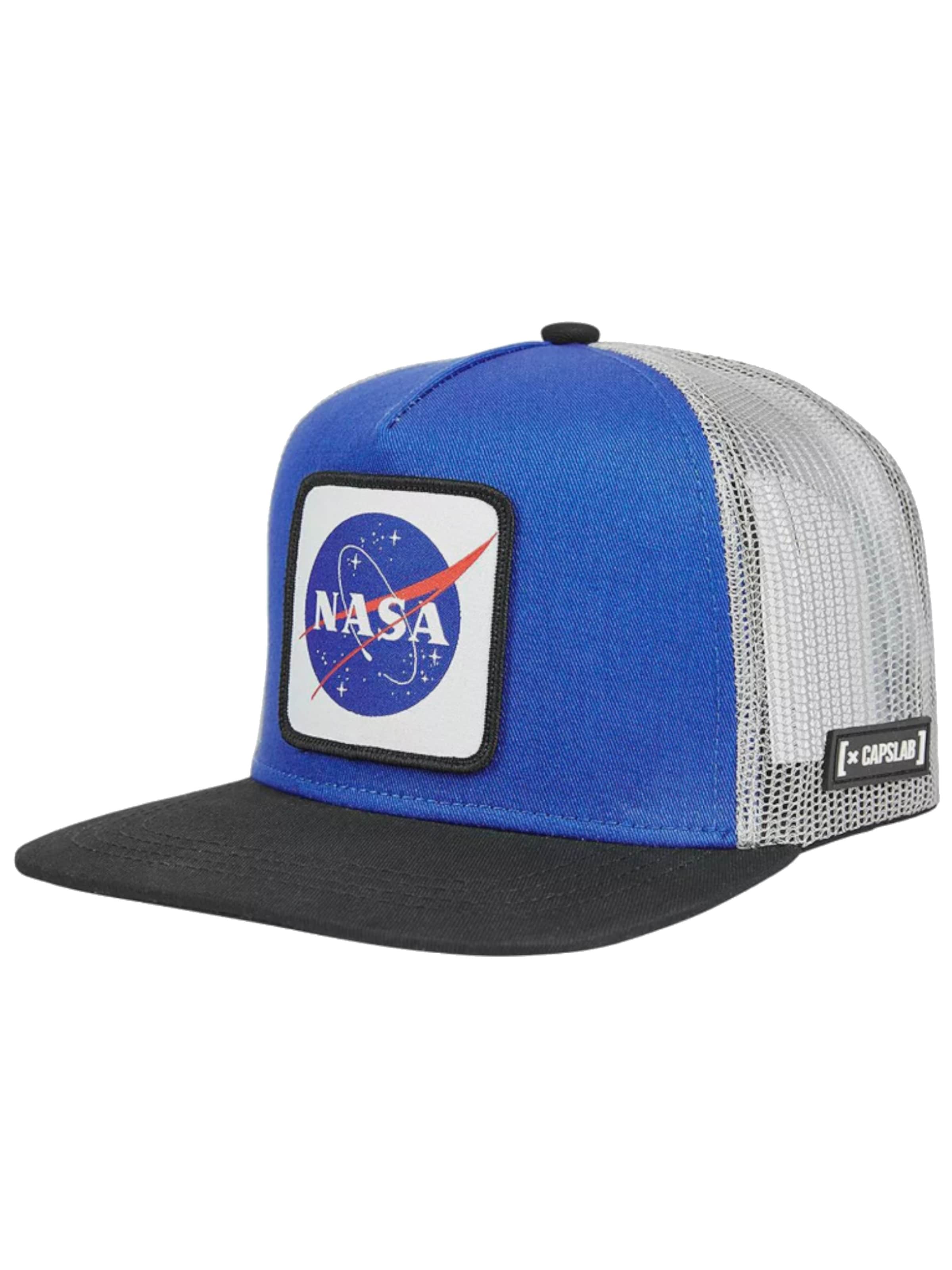 Capslab Cap 'Capslab Space Mission NASA Snapback Cap' in Blue: front